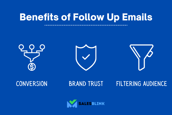 the three benefits of follow up emails
