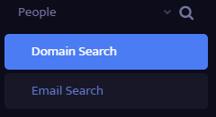 Click on domain search 