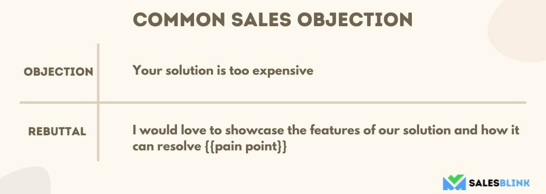 Overcome Sales Objection 1 