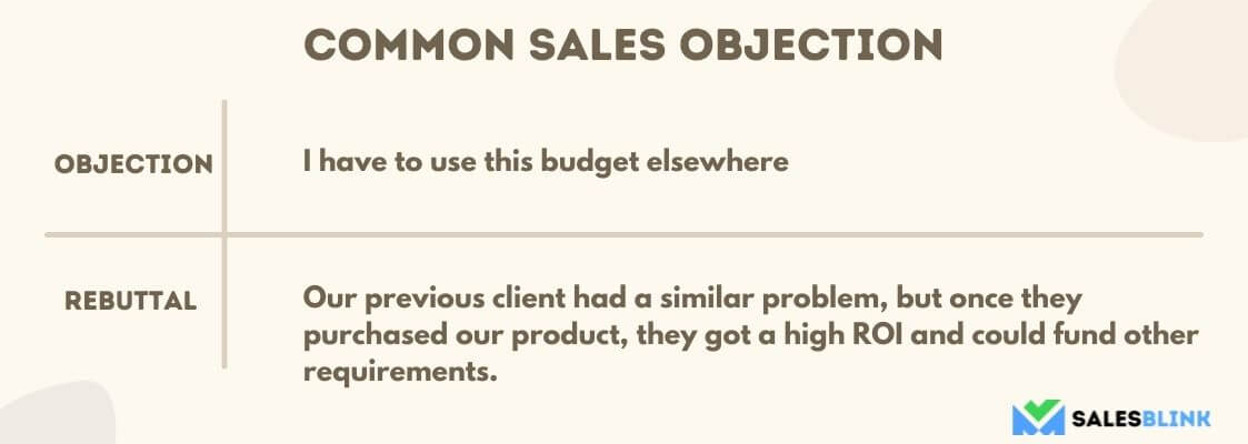 Objection 4 - overcome sales objections