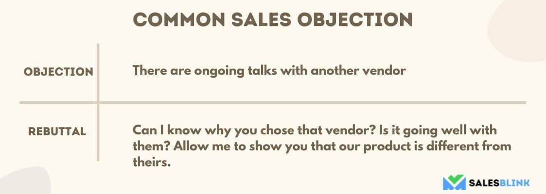 Objection 6 - overcome sales objections