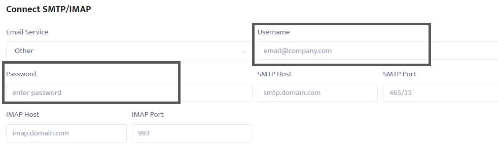 Connect SMTP/IMAP