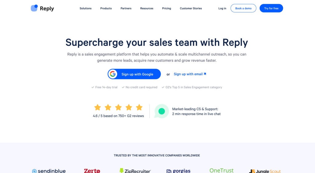 Reply.io-Best Sales Engagement Platform 