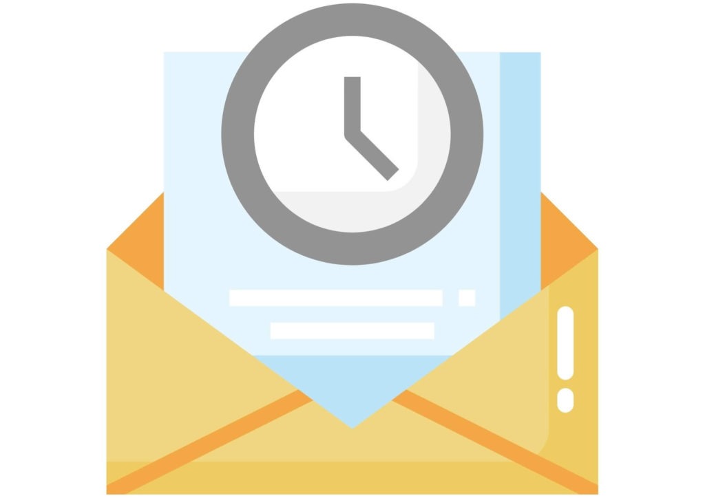 Timing of your sales email 