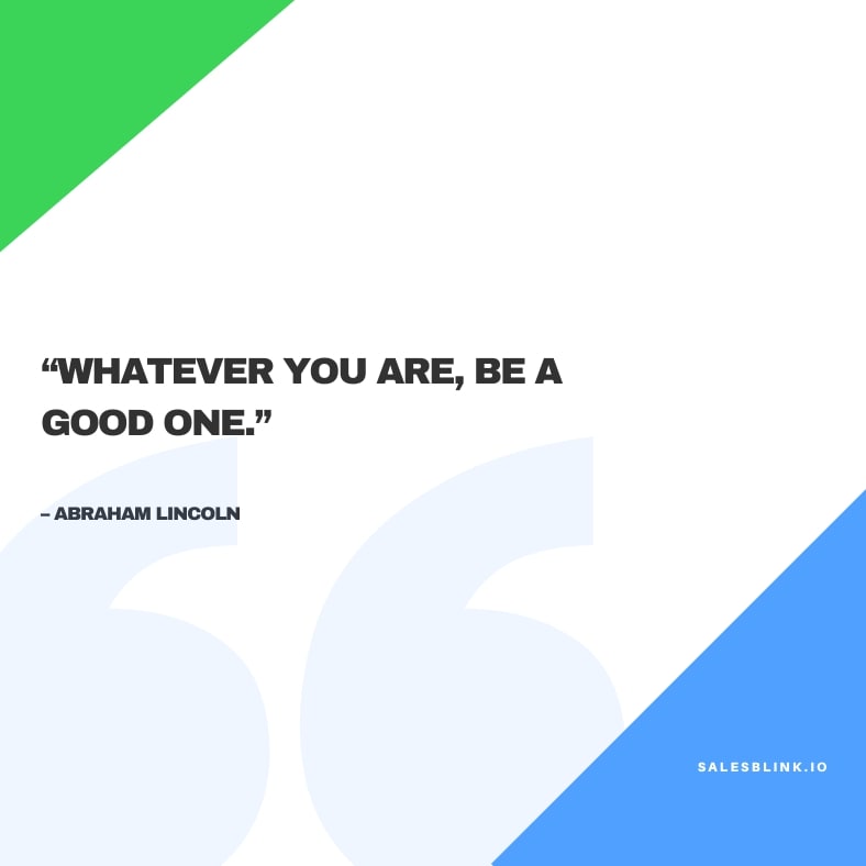 Motivational Quote By Abraham Lincoln