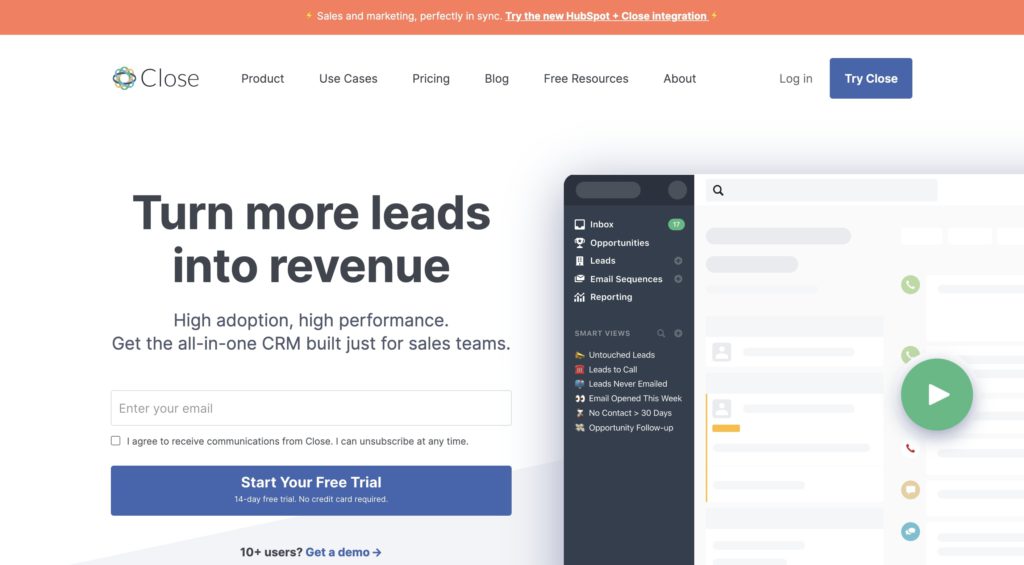 Cold Email Outreach Tool - Close