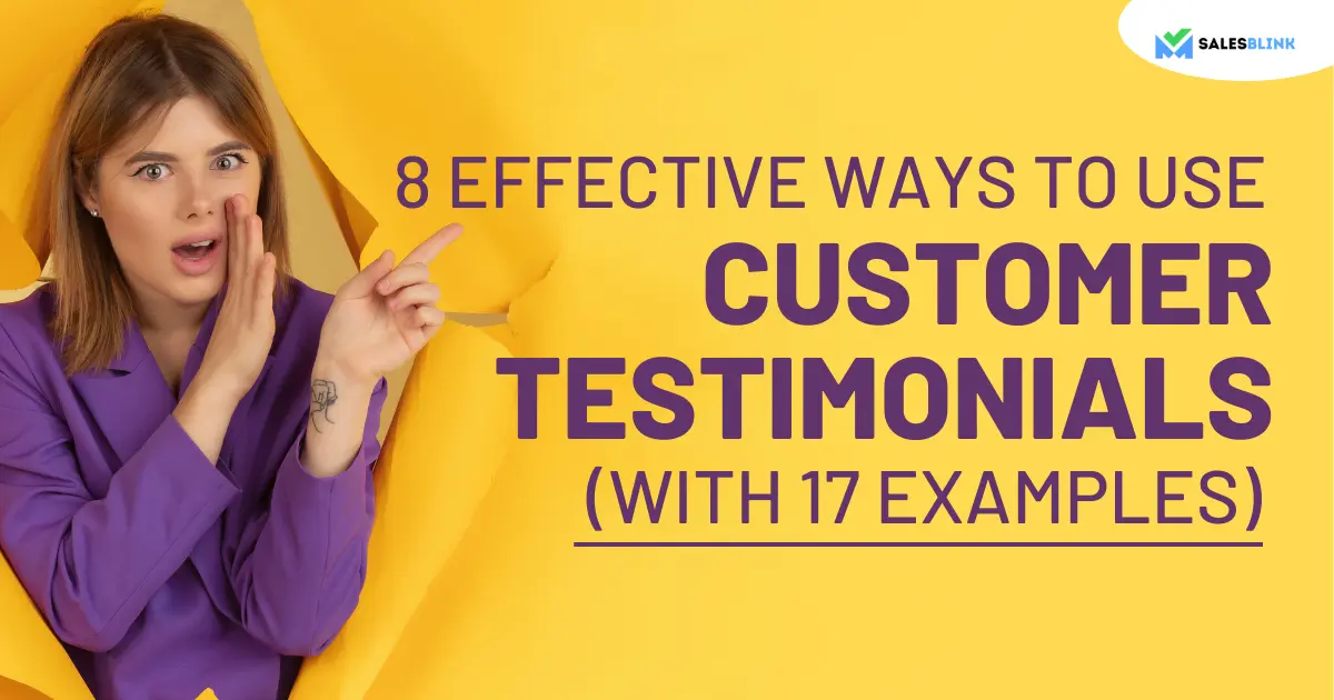 8 Effective Ways To Use Customer Testimonials (With 17 Examples)