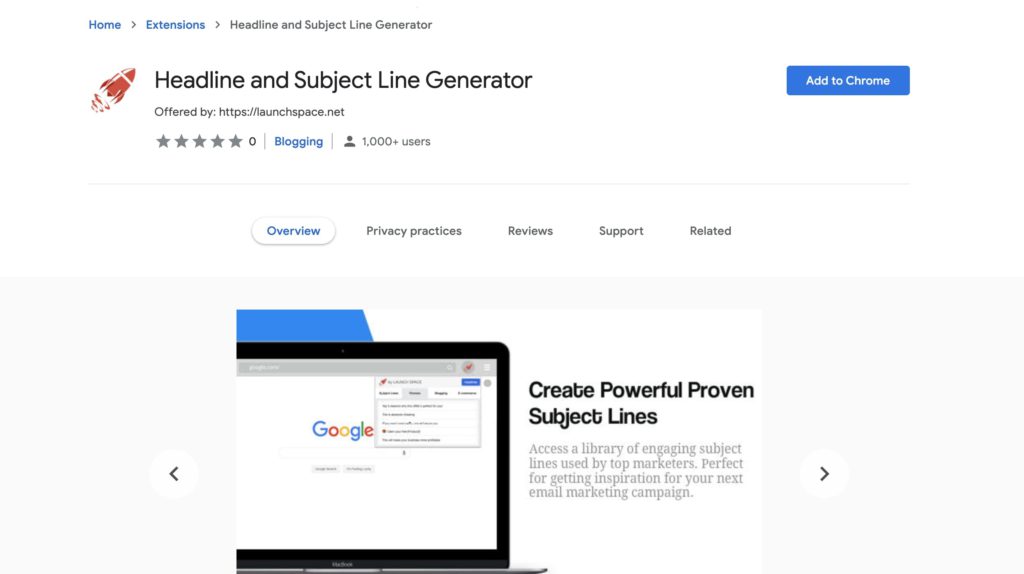 Headline and Subject Line Generator by Google