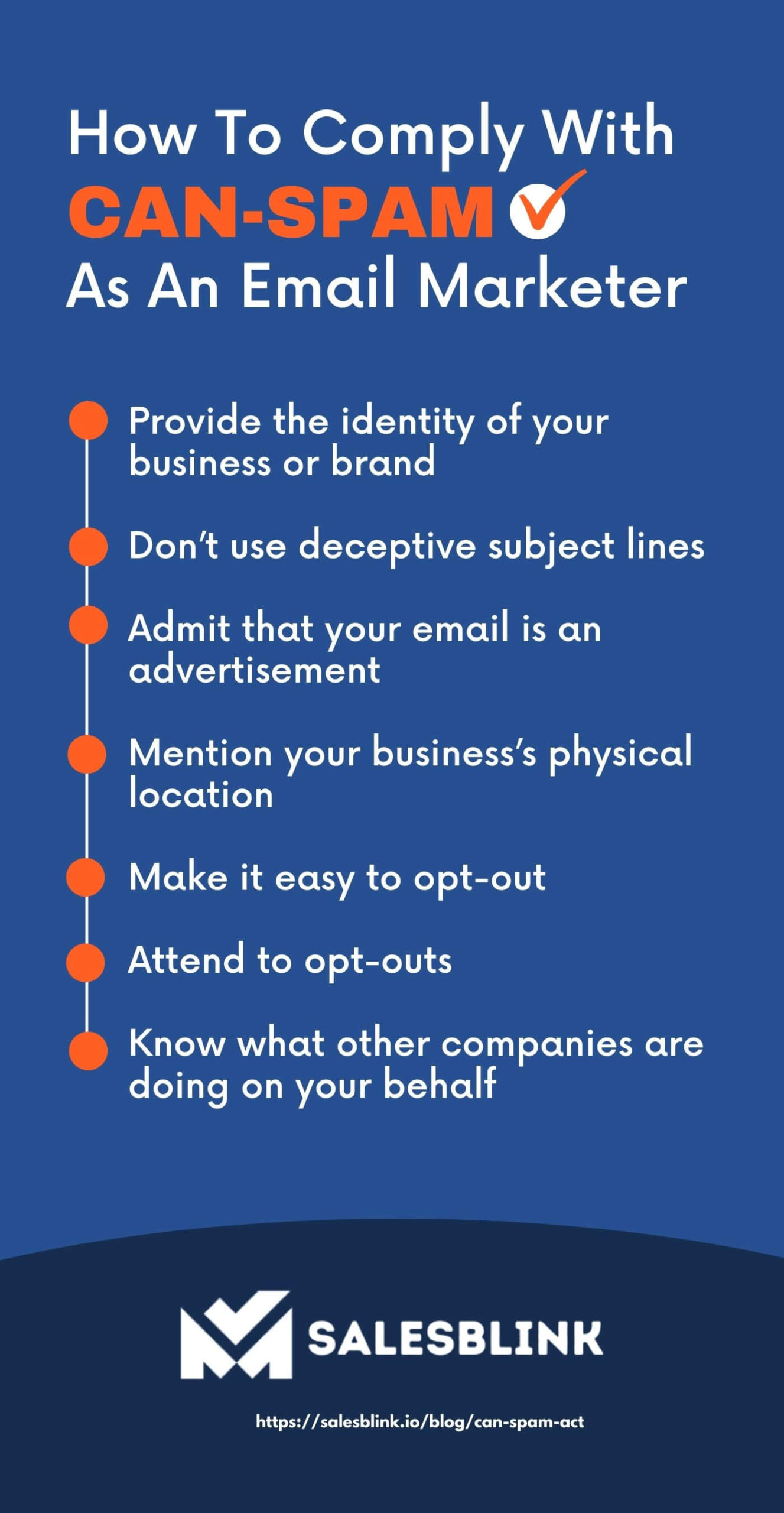 Infographic - How To Comply With CAN-SPAM?