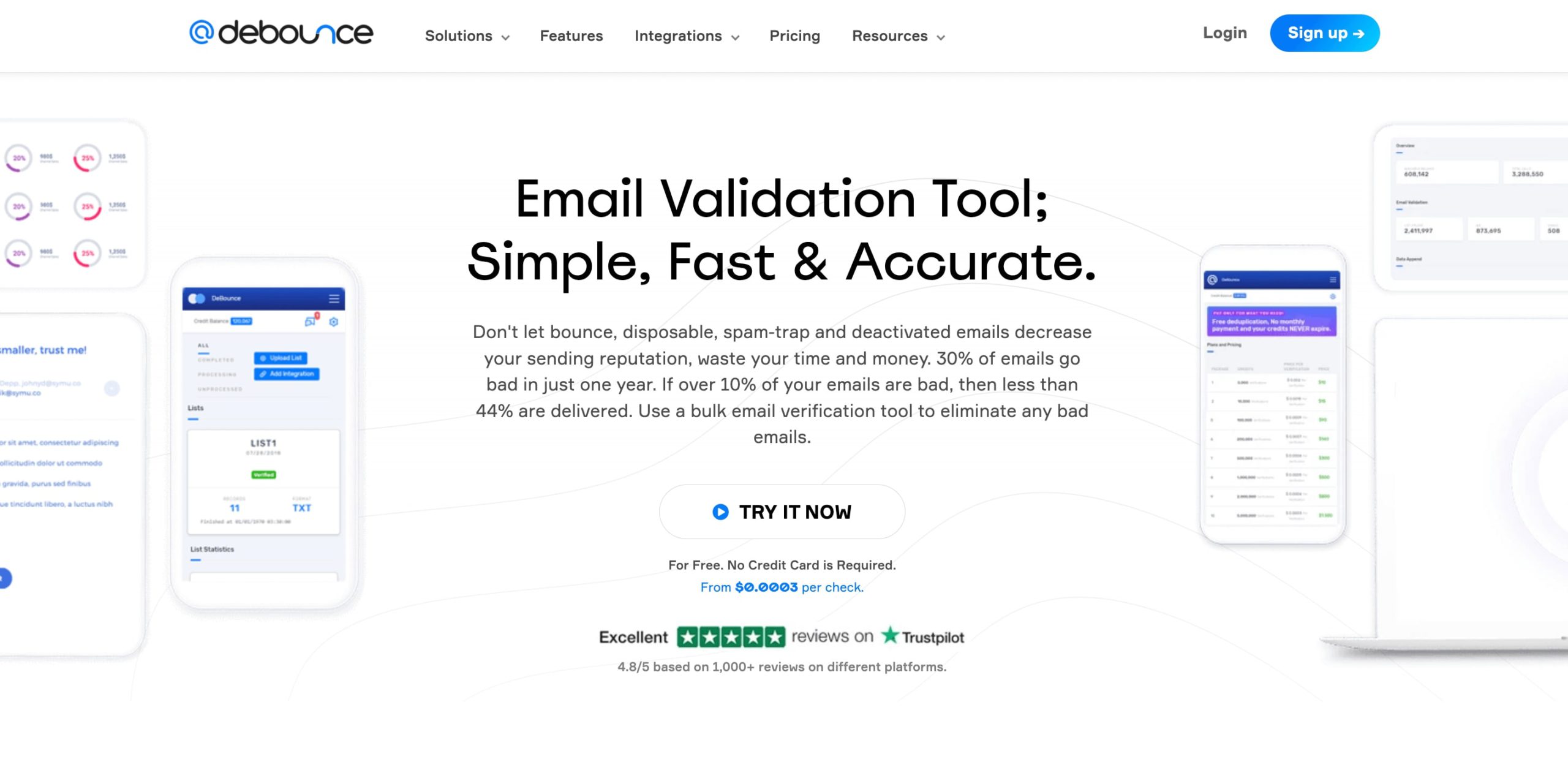Debounce - Email verification tool 