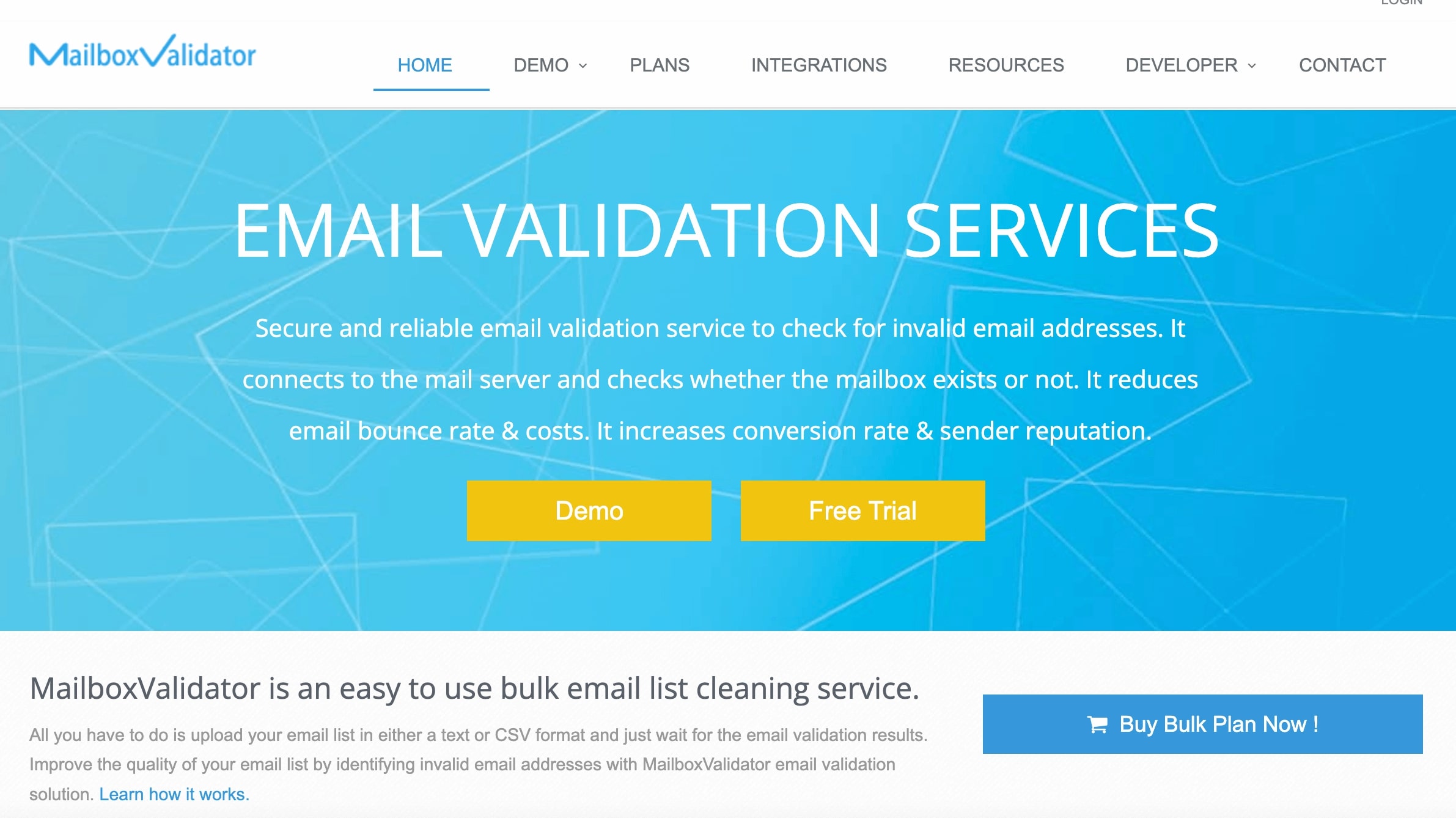 Mailbox validator