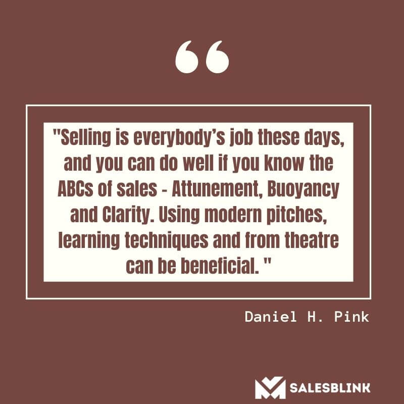 One Sentence Summary of To Sell Is Human Book