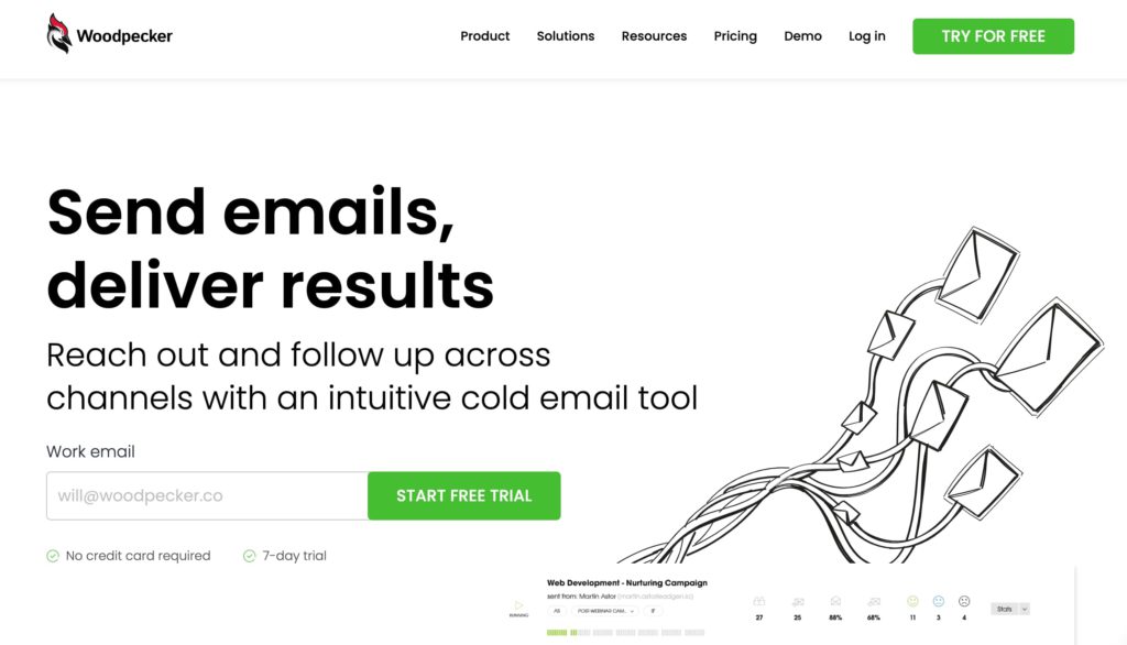 Woodpecker - cold email outreach tools