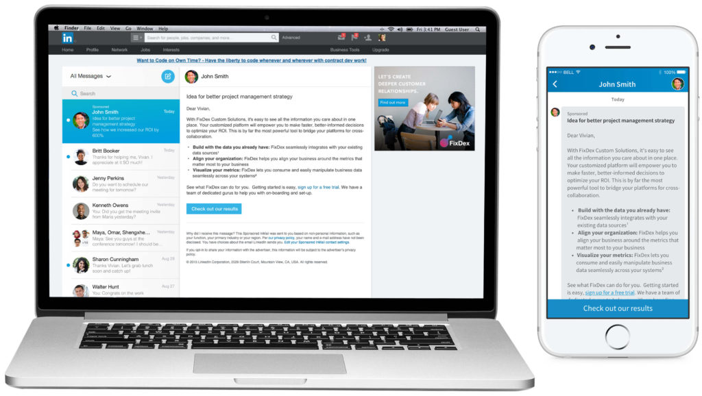 LinkedIn Sponsored Inmail