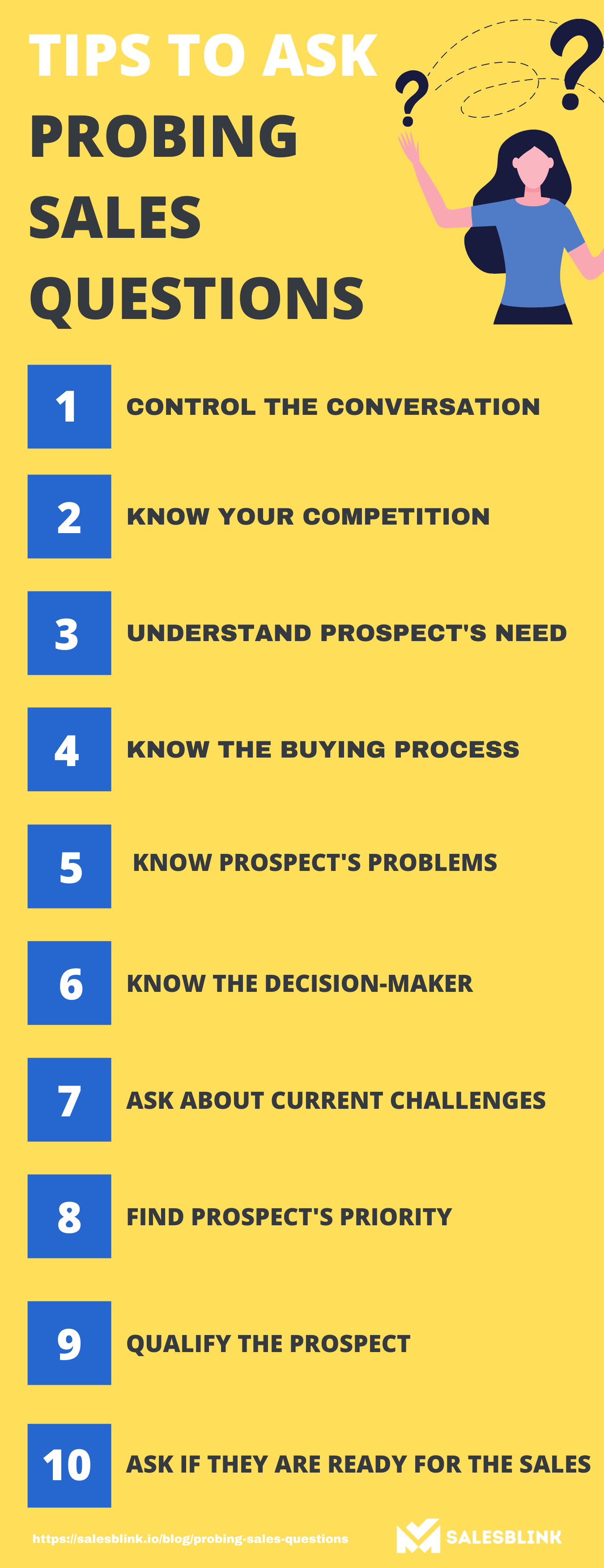 TIPS TO ASK PROBING SALES QUESTION-INFOGRAPHIC-SALESBLINK