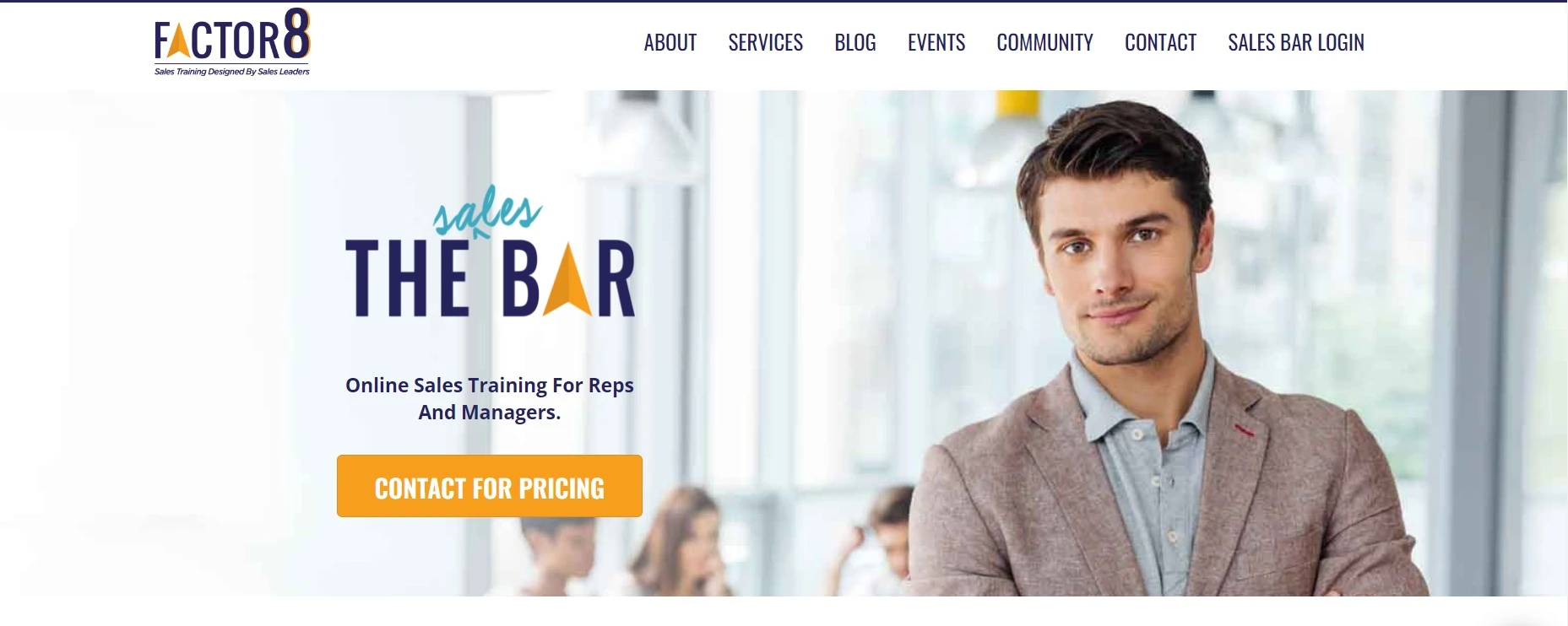 The sales bar sales onboarding tool