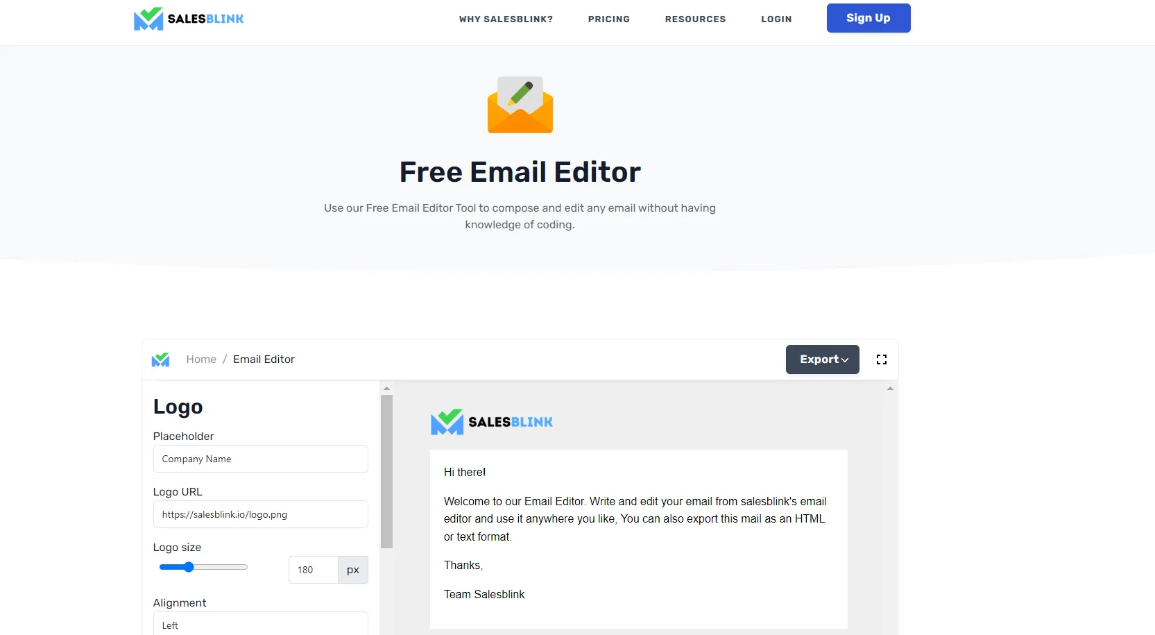 Free Email Editor