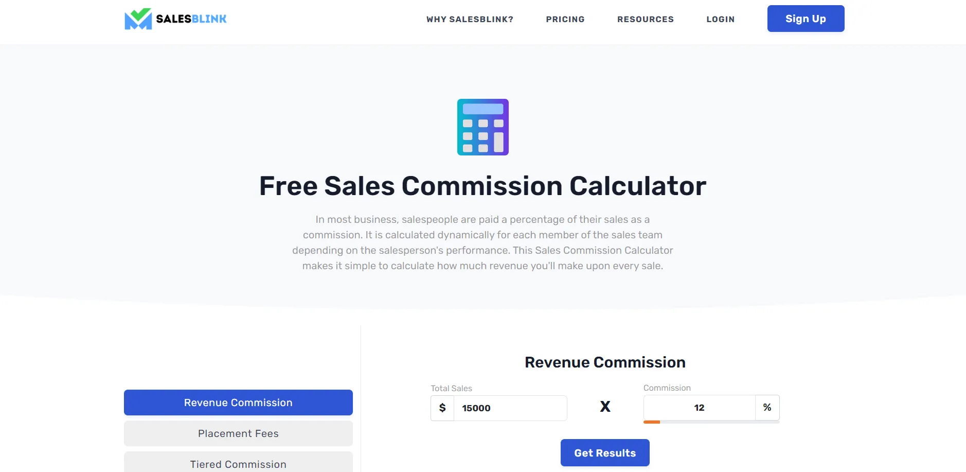 Sales Commission Calculator