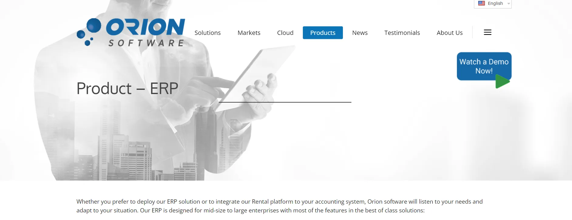 ORION-ERP Software
