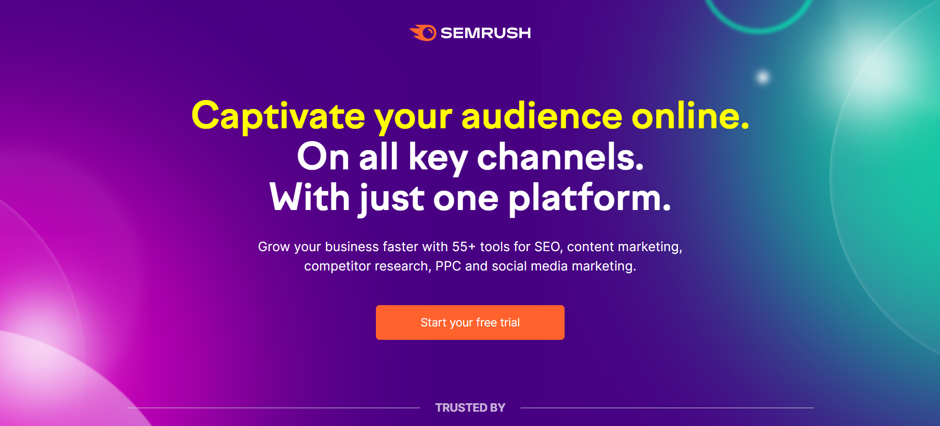 SEMrush - SaaS tools for startups