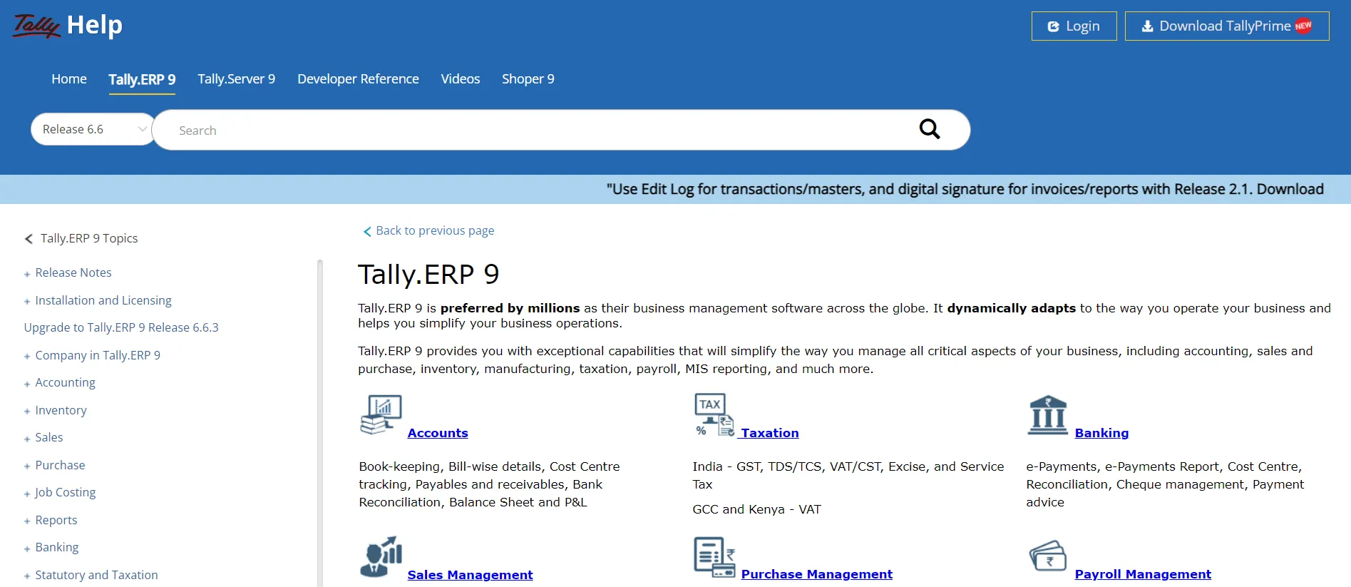 Tally ERP 9-ERP Software