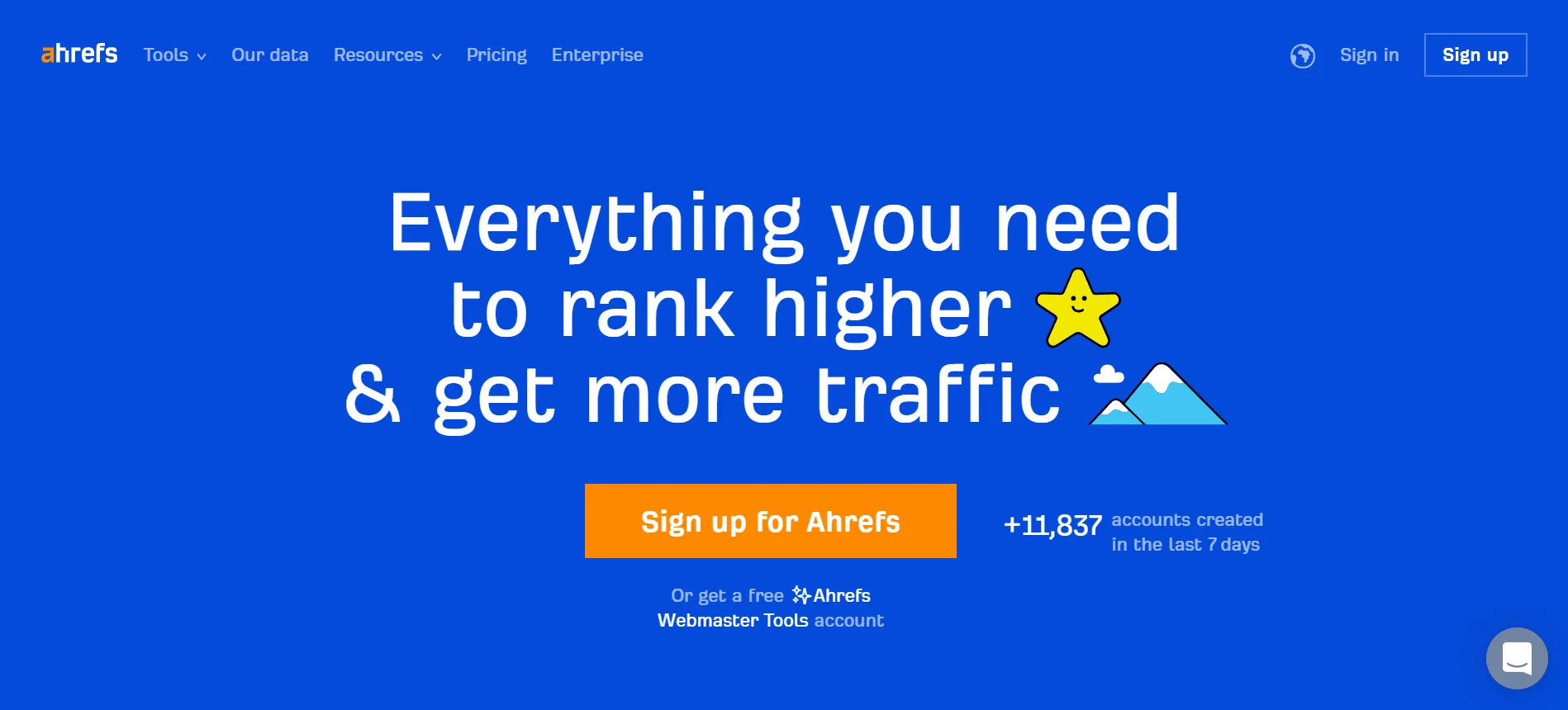 Ahrefs - content marketing and SEO tool