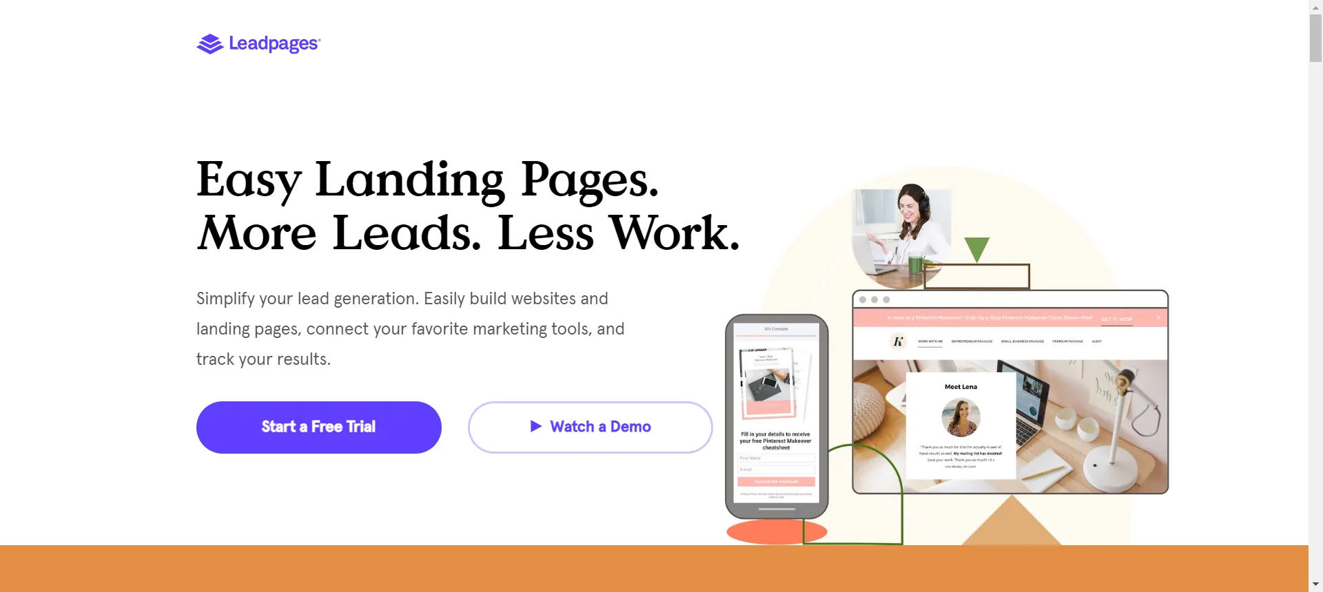 Leadpages - Lead Generation and Nurturing Tool