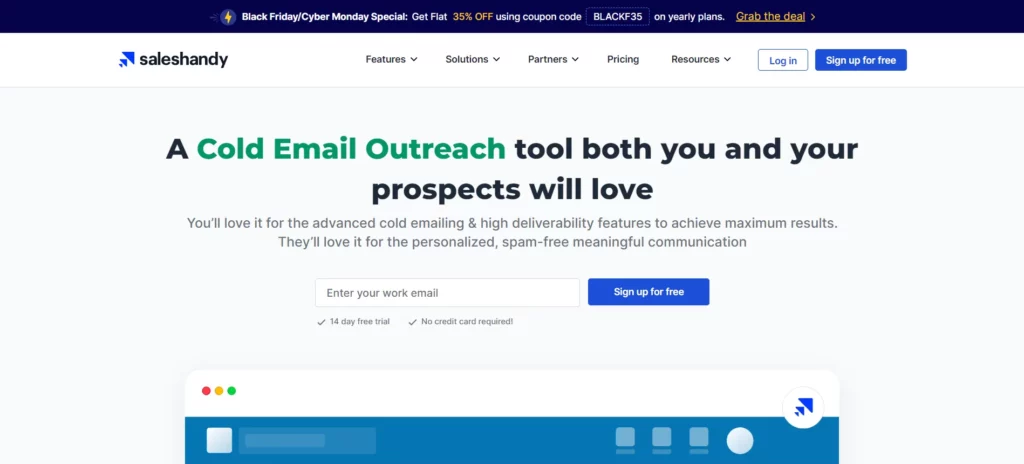SalesHandy - Cold Email Outreach Automation Tool