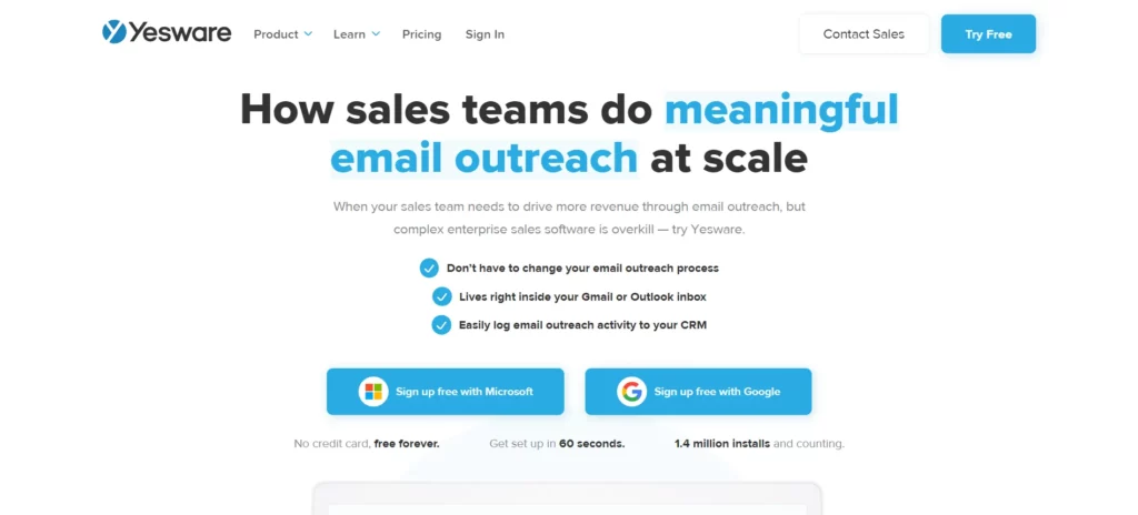 Yesware - Cold Email Outreach Automation Tool