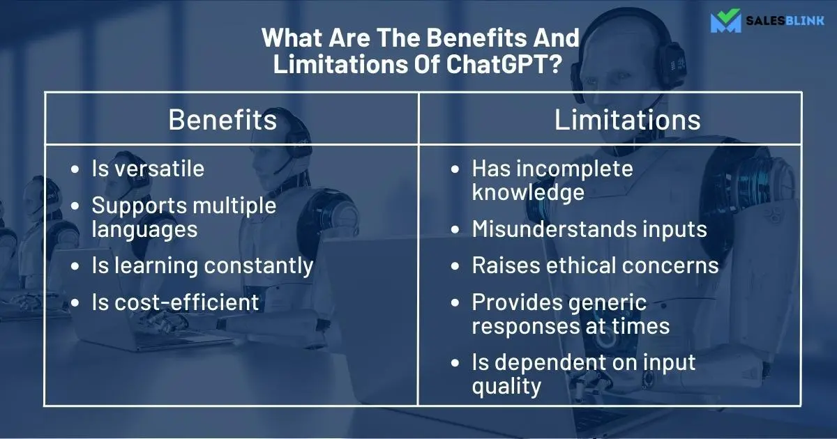 The Benefits And Limitations Of ChatGPT