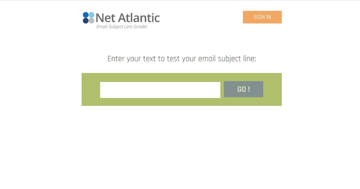 Email Subject Line Grader by Net Atlantic