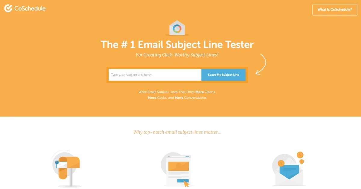 Email Subject Line Tester by CoSchedule
