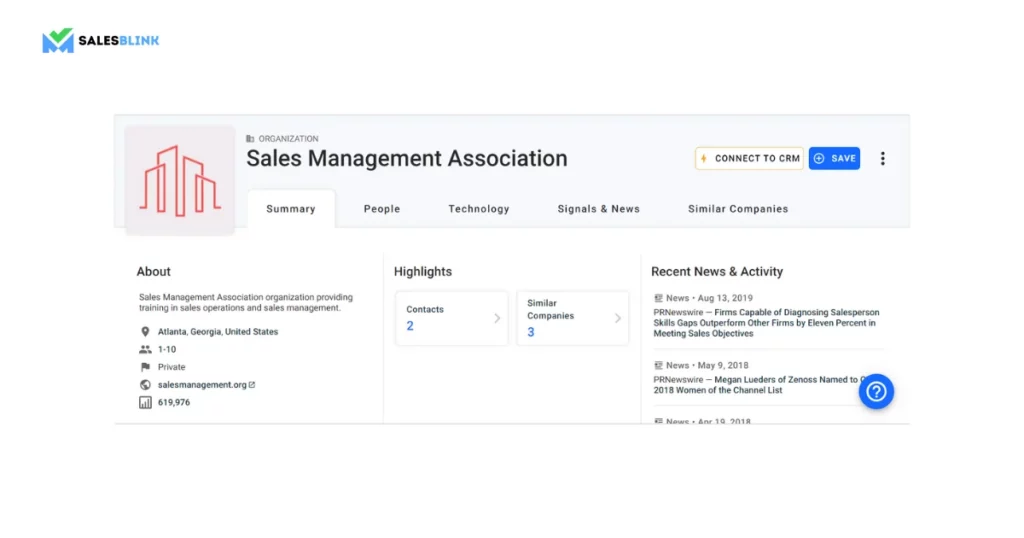 Sales Management Association