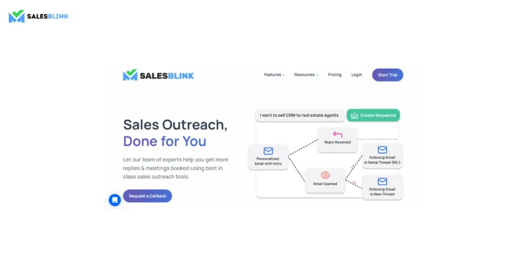 Sales Outreach Service Via SalesBlink