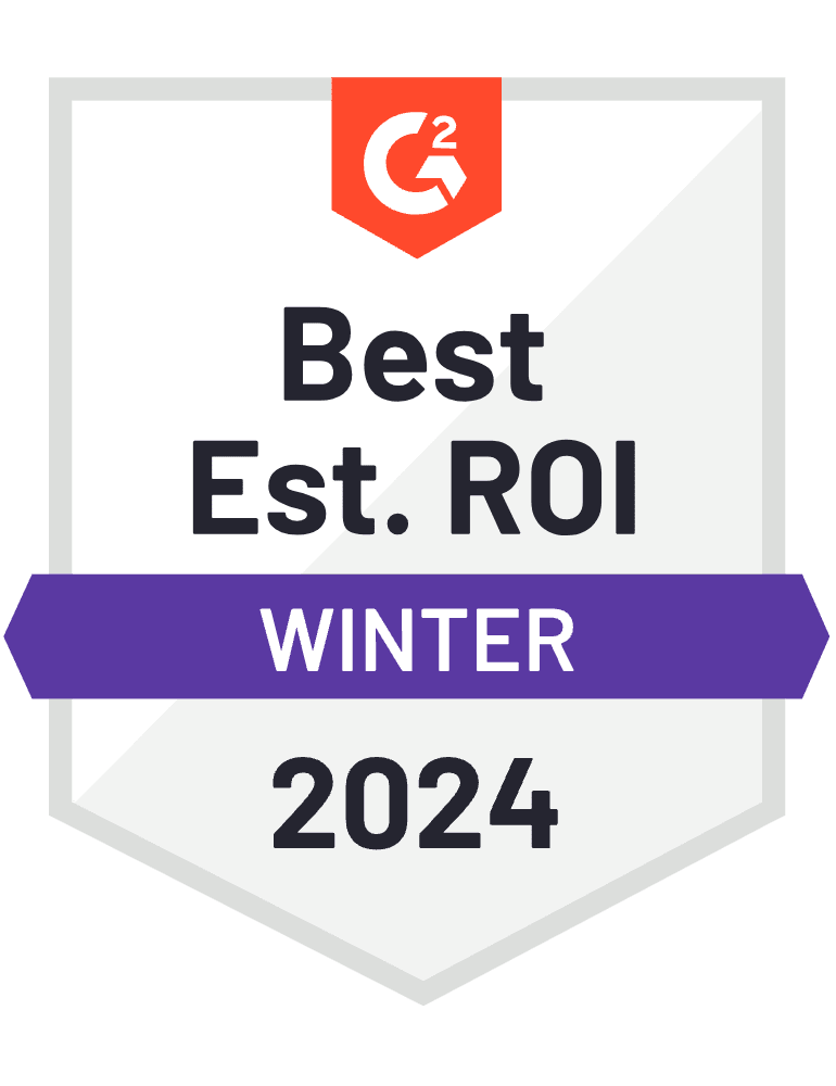G2 Award for Best ROI